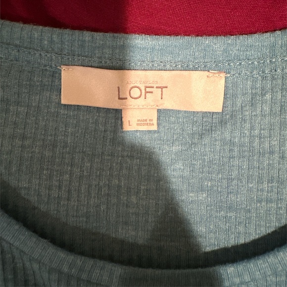 Loft ribbed long-sleeved t-shirt, size L - Picture 3 of 4
